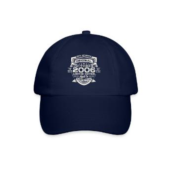 Original October 2006 16th Birthday Gift Cool - Baseball Cap - blue/blue - Front