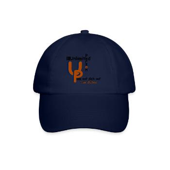 Pass auf dich auf Tue Gutes - Baseballkappe - Blau/Blau - Vorne