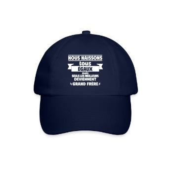 les meilleurs grand frère - Casquette classique - bleu/bleu - Devant