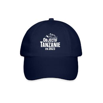 Tanzanie Kilimandjaro 2023 Montagne Afrique - Casquette classique - bleu/bleu - Devant