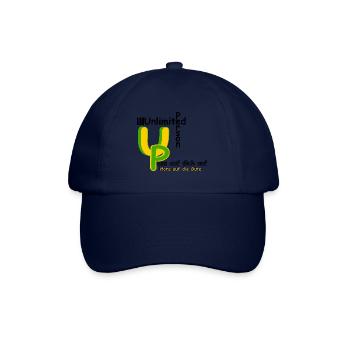 Pass auf dich auf höre auf die Güte - Baseballkappe - Blau/Blau - Vorne