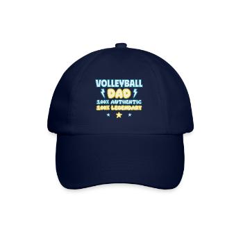 Volleyball Dad,Volleyball,Father's Day Gift - Baseball Cap - blue/blue - Front