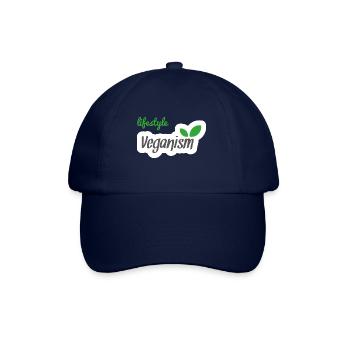 lifestyle veganism vegan veggie vegan - Baseball Cap - blue/blue - Front