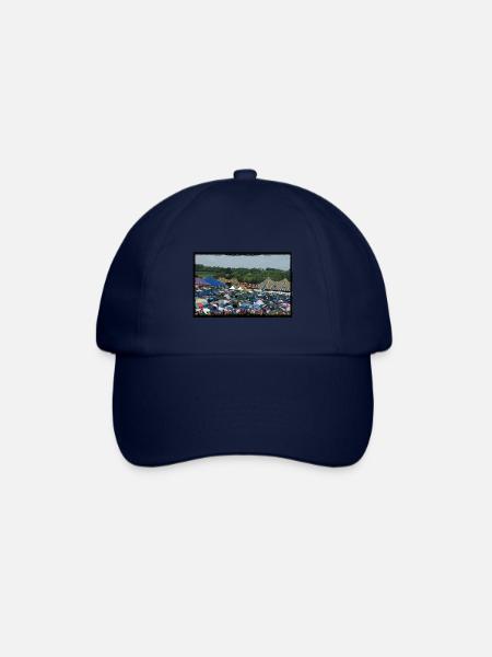Glastonbury Festival Fun. Festivals Tees & Merch - Baseball Cap - blue/blue