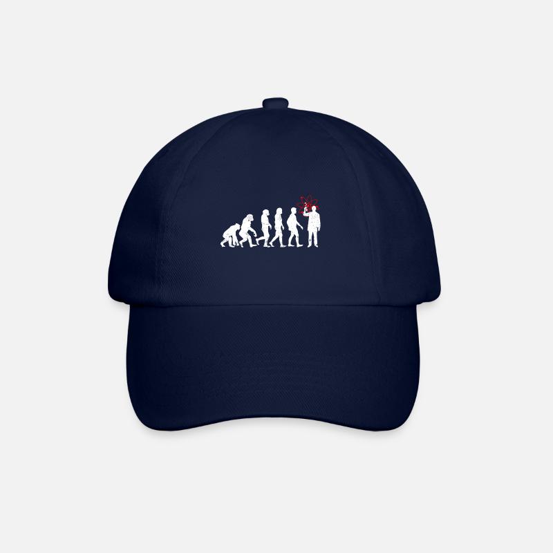 Physiker evolution beruf job physik wissenschaft - Baseballkappe - Blau/Blau