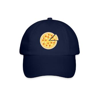 Pizza T-Shirts - Baseballkappe - Blau/Blau - Vorne