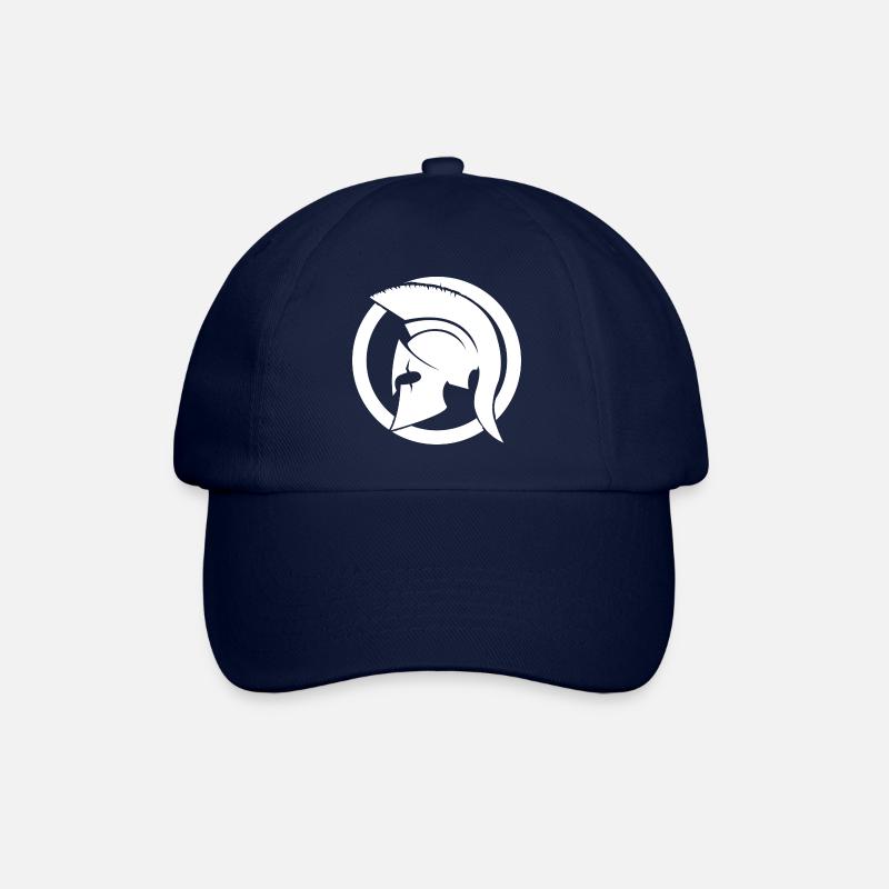 White Spartan - Baseball Cap - blue/blue