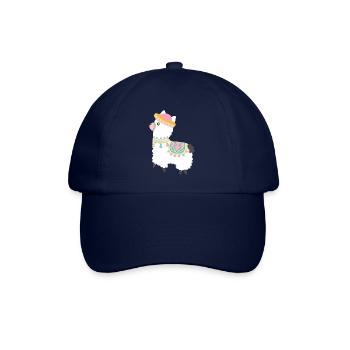 Alpaga Lama Idée de cadeau - Casquette classique - bleu/bleu - Devant