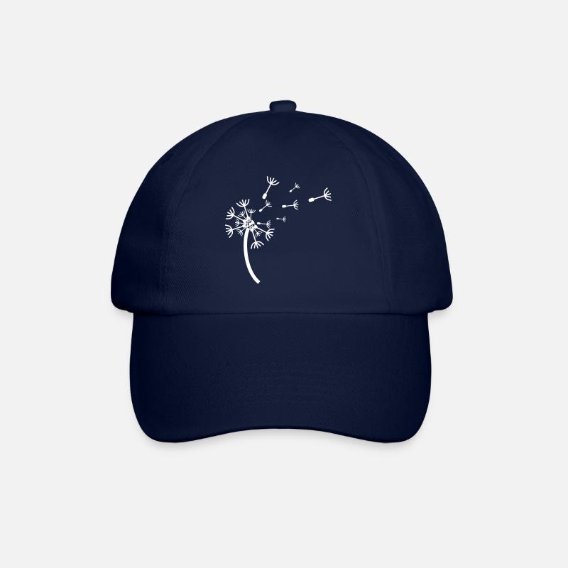 Pusteblume - Baseballkappe - Blau/Blau