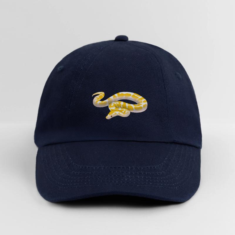 Albino Königspython Python regius ballpython motiv Baseballkappe