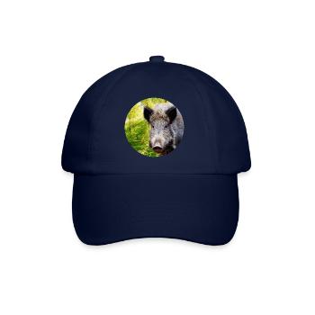 Hunting Hunter Wild Boar DEer Hunting - Baseball Cap - blue/blue - Front