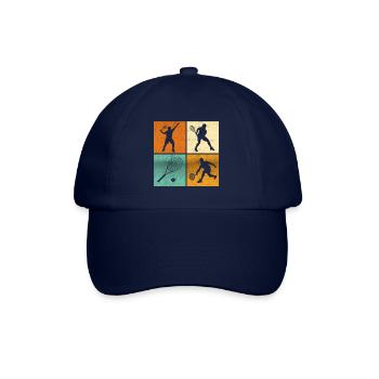 Passionné de tennis tshirt joueur de tennis - Casquette classique - bleu/bleu - Devant