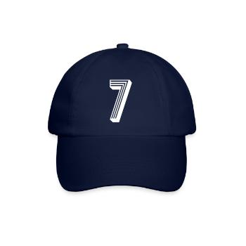 7 Jahre Nummer Trikot 7 t-shirt 7 - Baseballkappe - Blau/Blau - Vorne