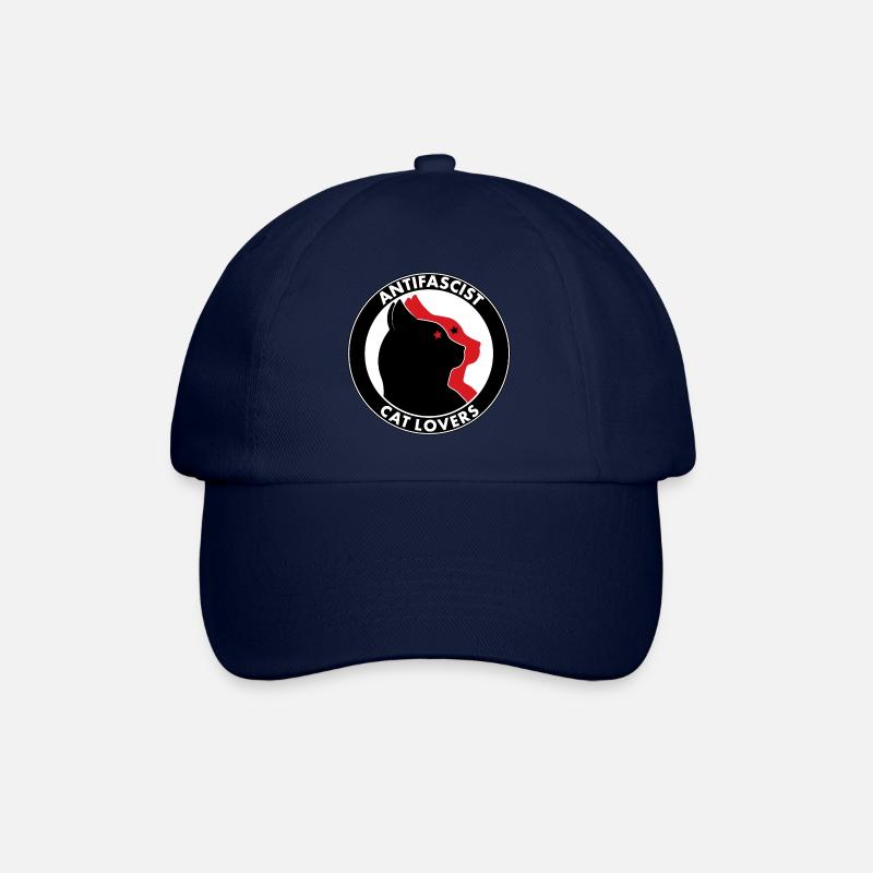 Antifascist Cat Lovers - Baseball Cap - blue/blue