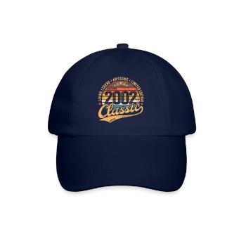 2002 Anniversaire Vintage Retro né en 2002 - Casquette classique - bleu/bleu - Devant