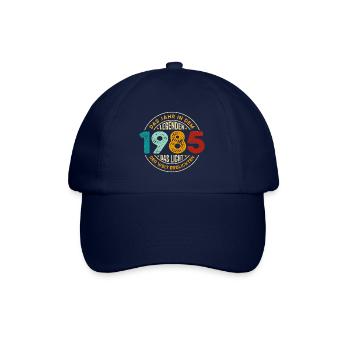 Geburtstag Legenden 1985 Jahrgang 1985 Geschenk - Baseballkappe - Blau/Blau - Vorne