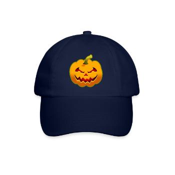 Halloween Pumpkin - Scary - Baseball Cap - blue/blue - Front