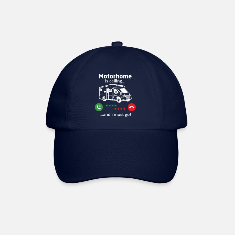 Motorhome is calling and i must go - Baseball Cap - blue/blue