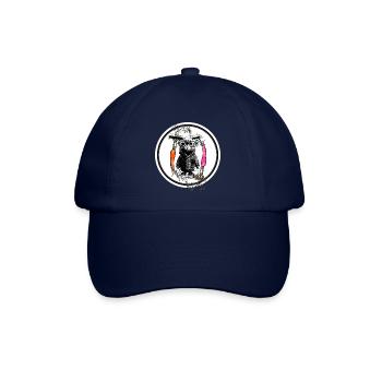 Cooler Hase - Baseballkappe - Blau/Blau - Vorne