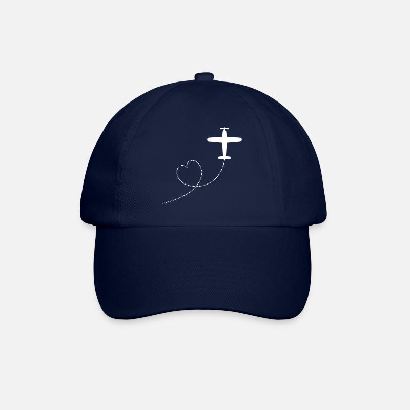 Love to fly - Baseballkappe - Blau/Blau