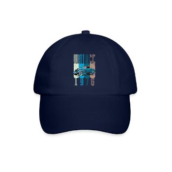 1976 Geburtstag - Baseballkappe - Blau/Blau - Vorne