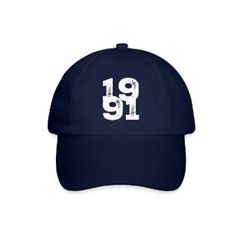 Vintage 1991 - Baseballkappe - Blau/Blau - Vorne