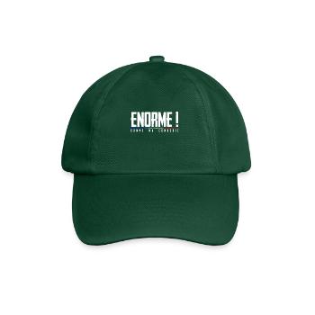 Enorme ! comme ma connerie humour made in Fr. - Casquette classique - vert bouteille - Devant