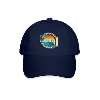 Femme Retraitée surfeuse for ever - Casquette classique - bleu/bleu - Devant