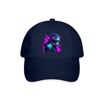 Gorille, animal de la collection Cyber Squad - Casquette classique - bleu/bleu - Devant