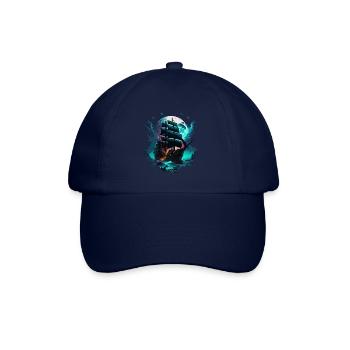 ghost ship - Baseballkappe - Blau/Blau - Vorne