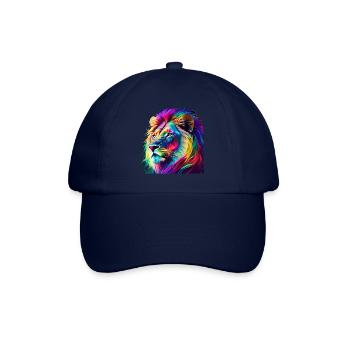 Lion Portrait - Casquette classique - bleu/bleu - Devant