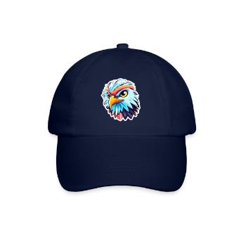 Dessin d’oiseau aigle - Casquette classique - bleu/bleu - Devant