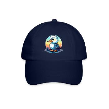 Duck Illustration - Baseball Cap - blue/blue - Front