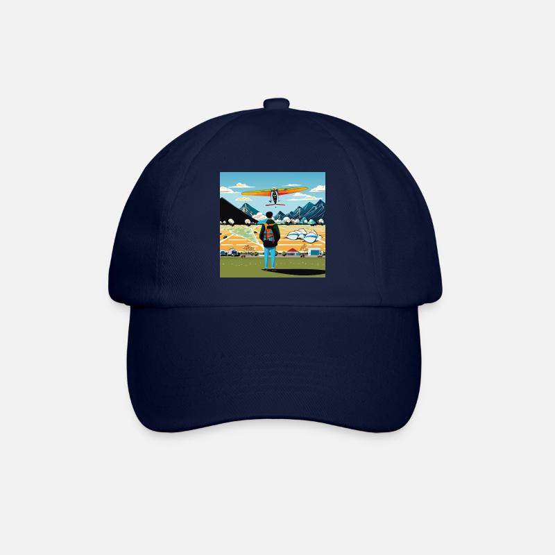 GuyWatchingPlanesQuatre - Casquette classique - bleu/bleu