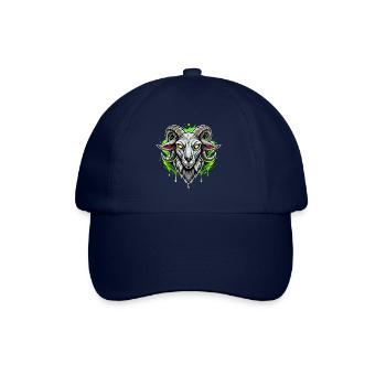 Ziege - Baseballkappe - Blau/Blau - Vorne