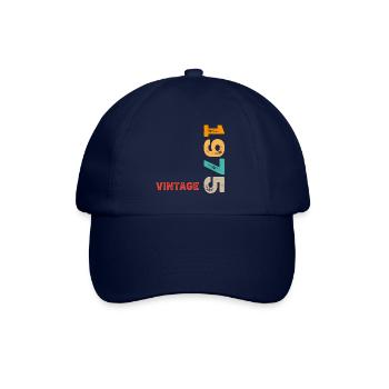 Millésime 1975 - Casquette classique - bleu/bleu - Devant