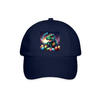 Dinosaur Red Eyes Easter - Baseball Cap - blue/blue - Front