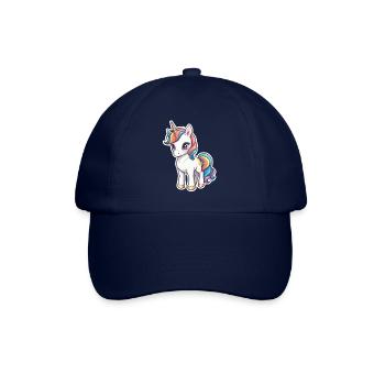 Illustration de licorne - Casquette classique - bleu/bleu - Devant