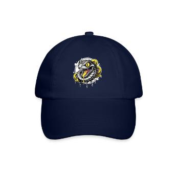spitting snake - Baseball Cap - blue/blue - Front