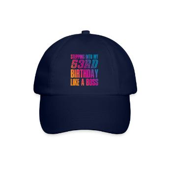 53rd birthday 1971 - Baseball Cap - blue/blue - Front