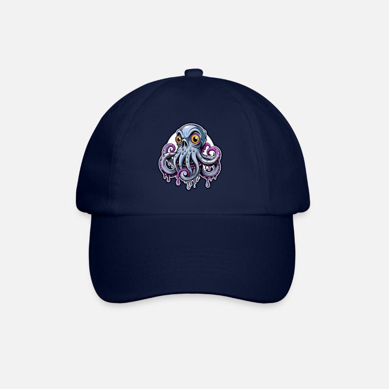 octopus - Baseball Cap - blue/blue