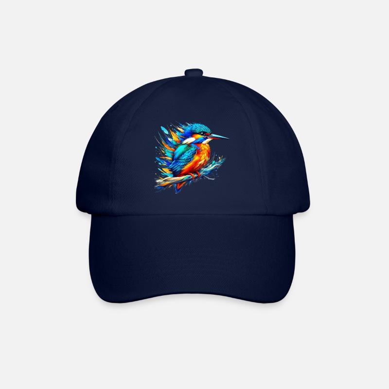 Eisvogel - Baseballkappe - Blau/Blau