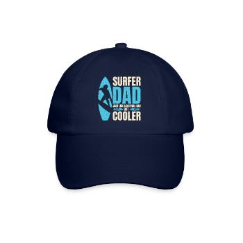 surfer Dad Like A Regular Dad But Cooler - Casquette classique - bleu/bleu - Devant