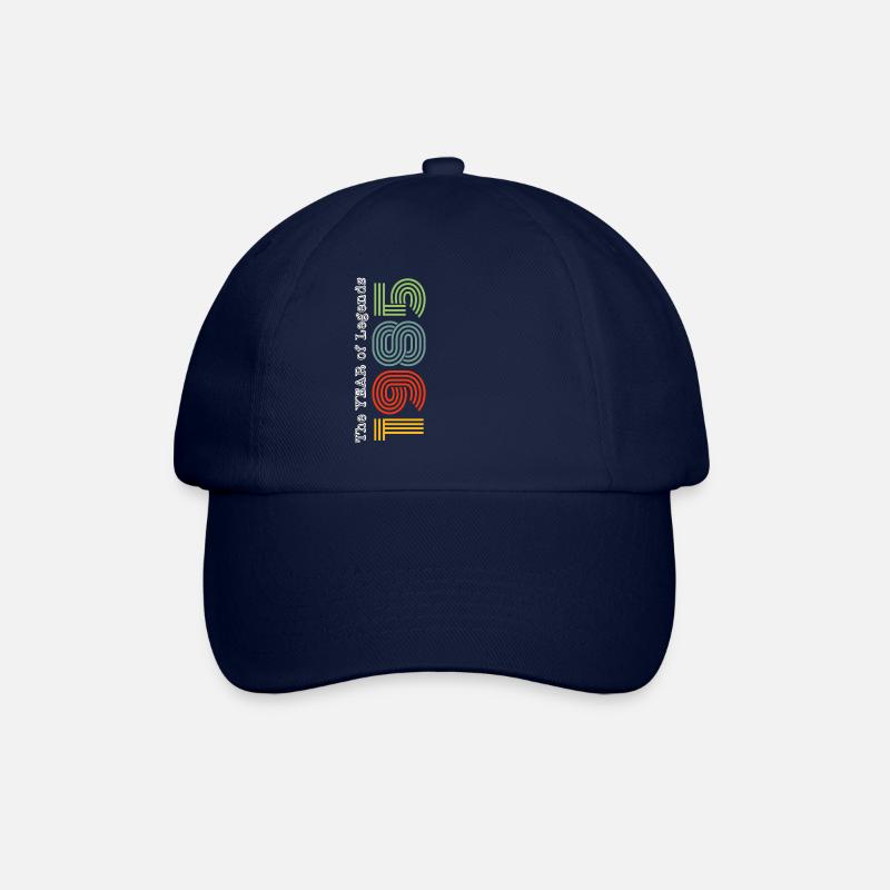 1985 Vintage - Baseballkappe - Blau/Blau