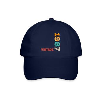 Millésime 1987 - Casquette classique - bleu/bleu - Devant