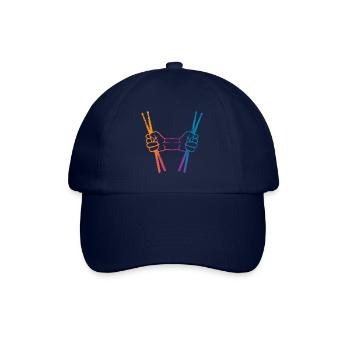 Schlagzeug Schlagzeuger - Baseballkappe - Blau/Blau - Vorne