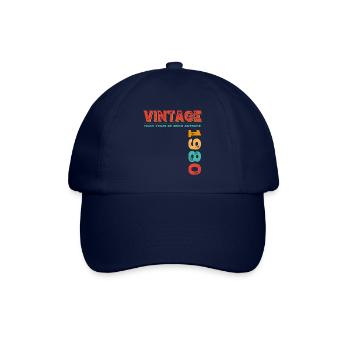 Millésime 1980 - Casquette classique - bleu/bleu - Devant