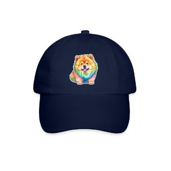 Chow Chow Watercolors - Baseball Cap - blue/blue - Front