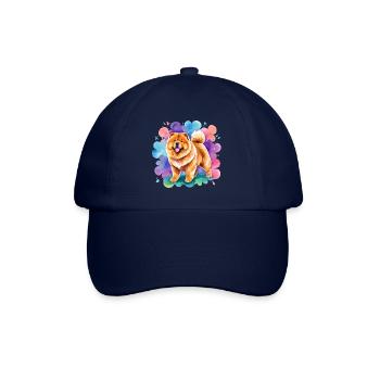 Chow Chow Watercolors - Baseball Cap - blue/blue - Front