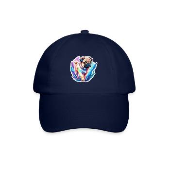 Aquarelles de carlin - Casquette classique - bleu/bleu - Devant